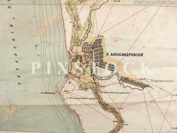 Карта поста Александровск